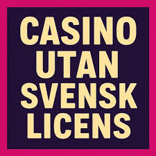 Casino utan svensk licens med Swish - Snabb och säkert spelande
